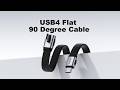 Hagibis Vertical 90 Degree USB4 Cable