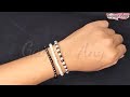 How to make a pearl beaded bracelet || Cara membuat gelang manik manik mutiara