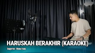 HARUSKAH BERAKHIR (KARAOKE/LIRIK) - DANGDUT VERSI UDA FAJAR
