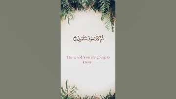 سورة التكاثر - أحمد بن طالب بن حميد l مترجم للغة الإنجليزية