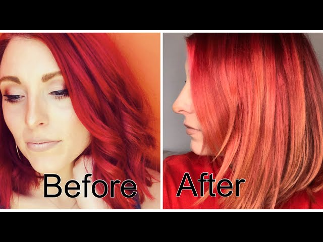 How To Keep Red Hair From Fading? #hairhacks