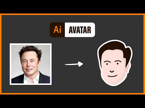AVATAR DESIGN in ILLUSTRATOR -  simple, yet recognizable faces (1 min tutorial)
