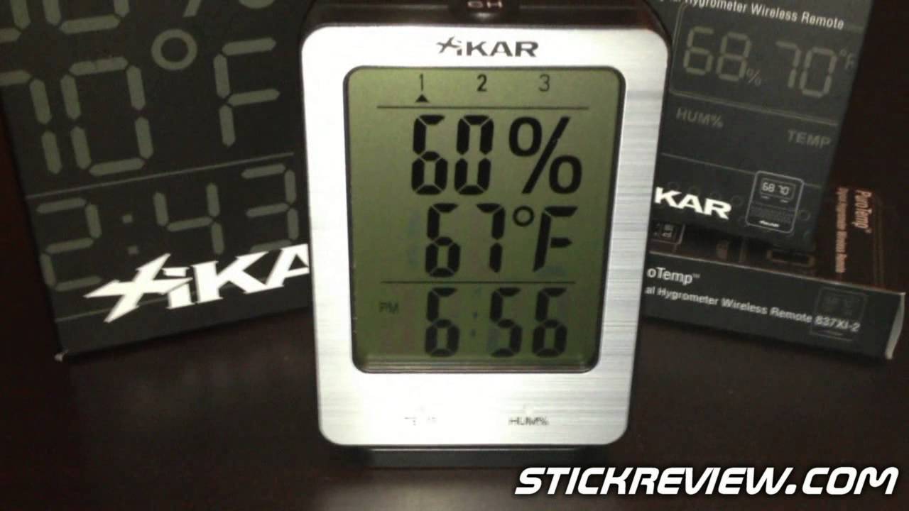 Xikar PuroTemp Wireless Cigar Hygrometer System