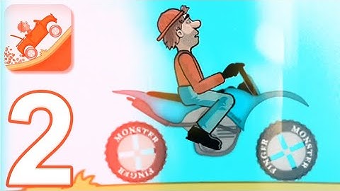 Hill Climb Racing - Gameplay Walkthrough Part 2 - Motocross Bike (iOS, Android)