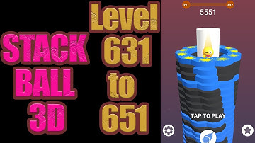 I Played Stack Ball From Level 631 To 651