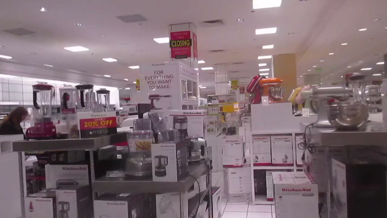 Westside Pavilion Macy's Right Before It Closed Down