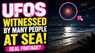 They All Looked Up... And Captured a UFO Over the Ocean!