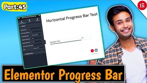 Elementor Progress Bar: Step by Step Guide💡| How To Use Progress Bar Widget in Elementor