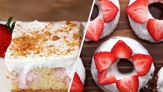 Recipes: https://tasty.co/recipe/strawberry-banana-frozen-yogurt
https://tasty.co/recipe/no-bake-strawberry-cheesecake-dome
https://tasty.co/recipe/strawberr...