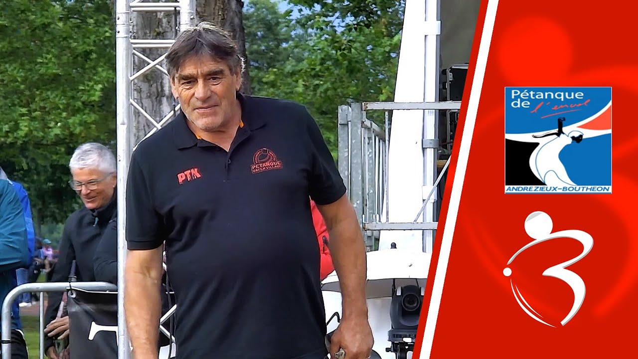 Miniature : Finale FOURNIE vs MONDON : Supranational à pétanque d'Andrézieux-Bouthéon 2023