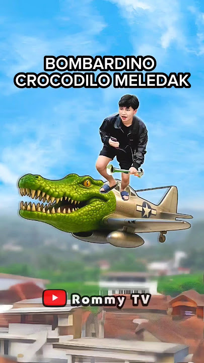 BOMBARDINO CROCODILO MELEDAK!! Prank Klakson Bus Telolet #shorts #basuri