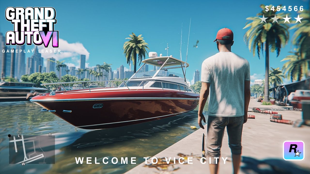 GTA 6 Trailer Countdown ⏳ on X: New GTA 6 footage has allegedly been leaked,  showing the vast cityscape and skyscrapers of Vice City.   / X