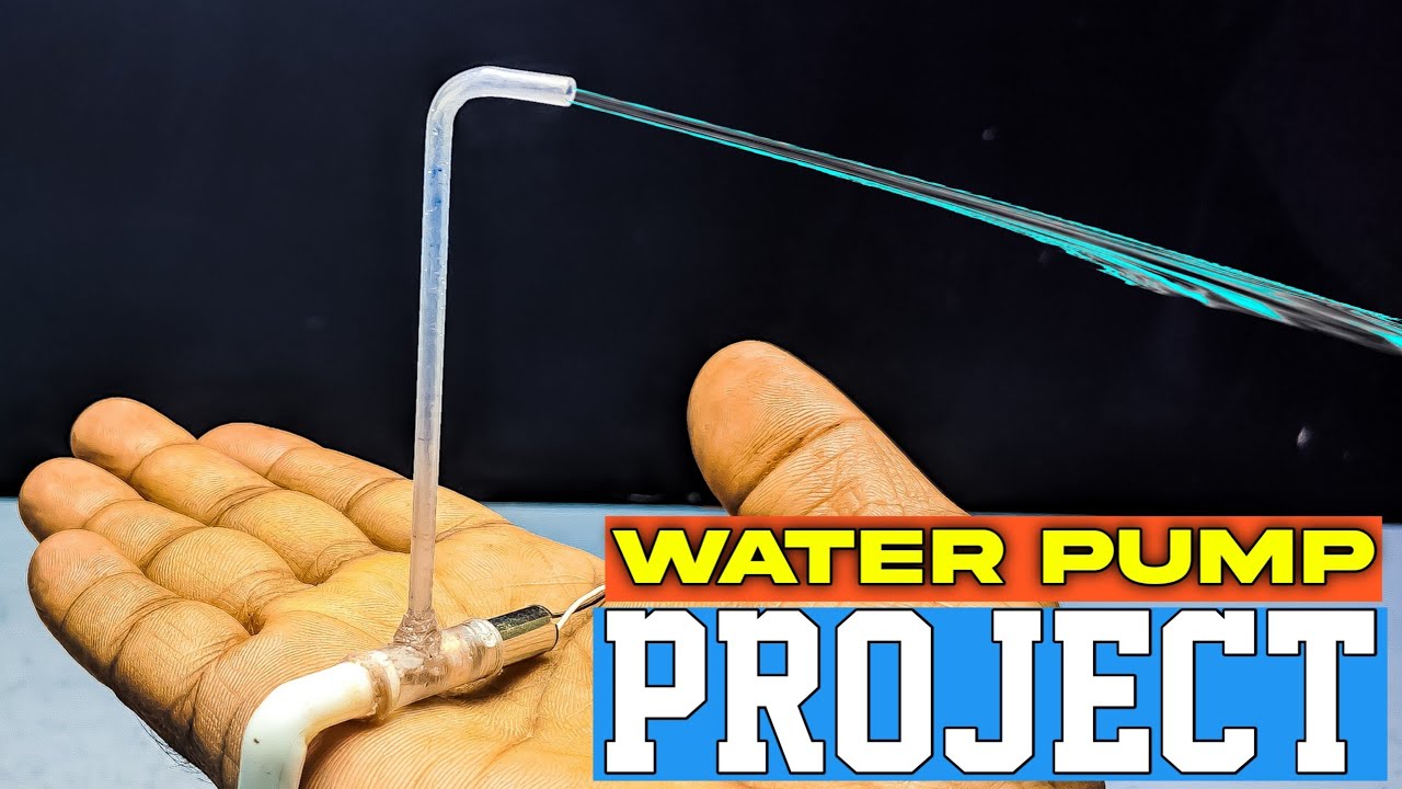 How to Make a Mini Water Pump at Home with a DIY DC Motor Water Pump YouTube