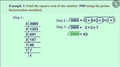 Finding square root of a number by Prime Factorisation | Part 2/2 | English | Class 8