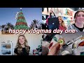 VLOGMAS DAY 1 | christmas shopping, baking, and kicking off december!!