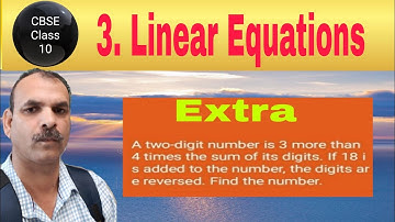 A two-digit number is 3 more than 4 times the sum of its digits. If 18 is added to the number, the