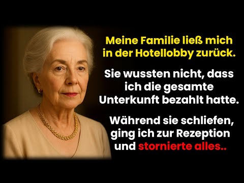 Sie ließen mich allein im Hotel… ohne zu wissen, dass ich alles bezahlt hatte – also entschied ich…
