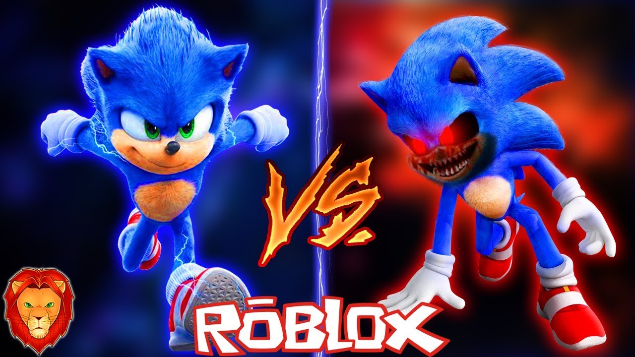 Sonic La Pelicula Vs Sonic Exe La Pelicula En Roblox Batalla - soy un personaje de sonic en roblox sonic en roblox leon