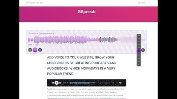 WordPress Text To Speech Plugin by GSpeech - Installation Guide