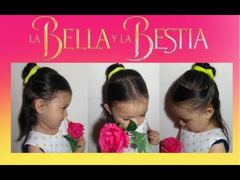 PEINADO BELLA DE LA BELLA Y LA BESTIA - FACIL Y RAPIDO - YouTube