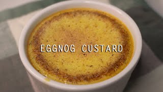 EASY Eggnog Custard (4 Ingredients Only)