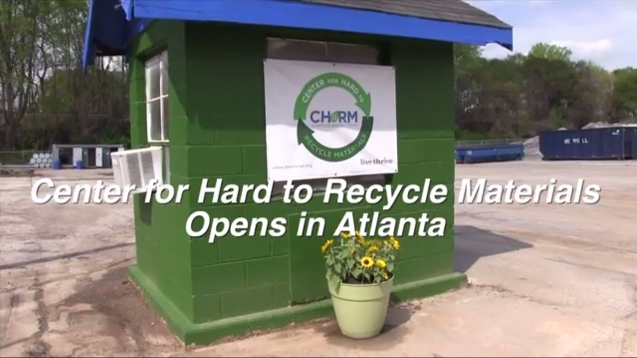 Center for Hard to Recycle Materials Opens in Atlanta YouTube