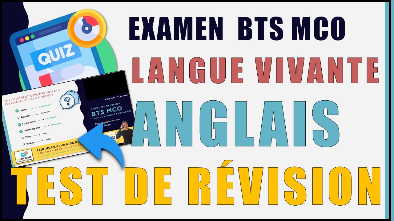 QUIZZ de Révision BTS MCO : 8 questions en LANGUE VIVANTE (Anglais