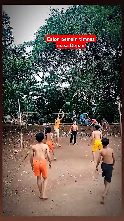 Anak anak bermain voli #volleyball #voli #anakvoli