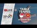 Table Tennis 🏓 Men's Team Final Singapore 🇸🇬 vs 🇻🇳 Vietnam | 29th SEA Games 2017