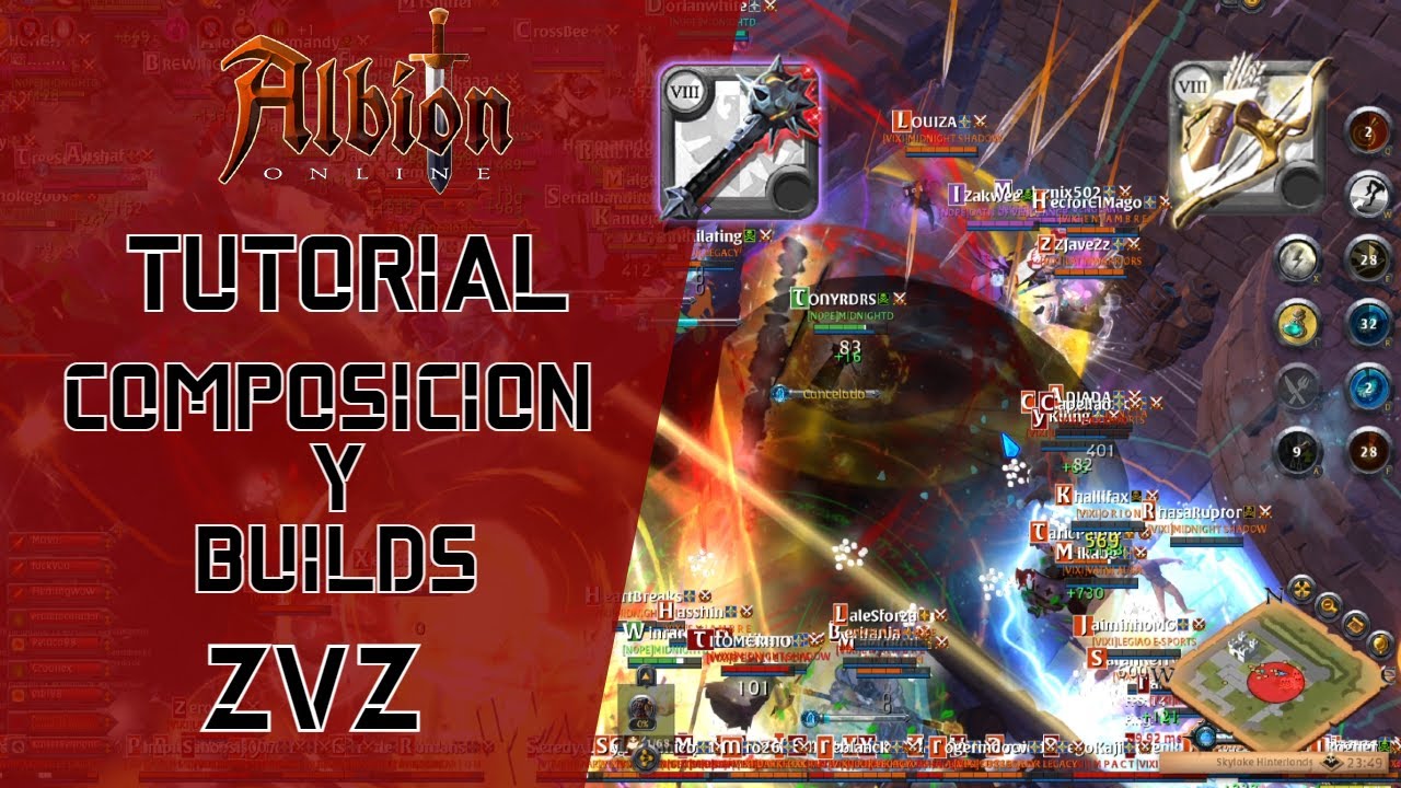 Tutorial DEFINITIVO para Mejorar en ZvZ!! Composición y Builds Albion