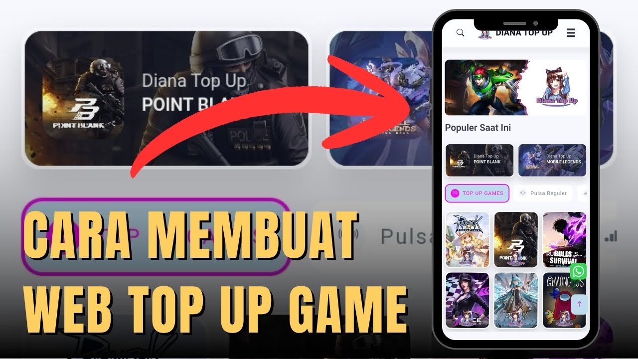 Cara Membuat Web Top Up Game Sendiri - Miliki Web Top Up Sendiri !!!