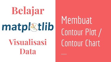 Matplotlib 14 | Belajar Contour Plot | Contour Chart | Belajar Matplotlib Dasar | Visualisasi Data