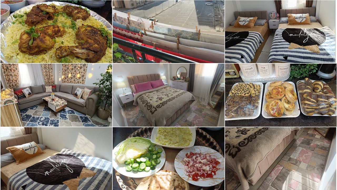 روتين الخميس 🌿 تنضيف البيت كله 🏡 