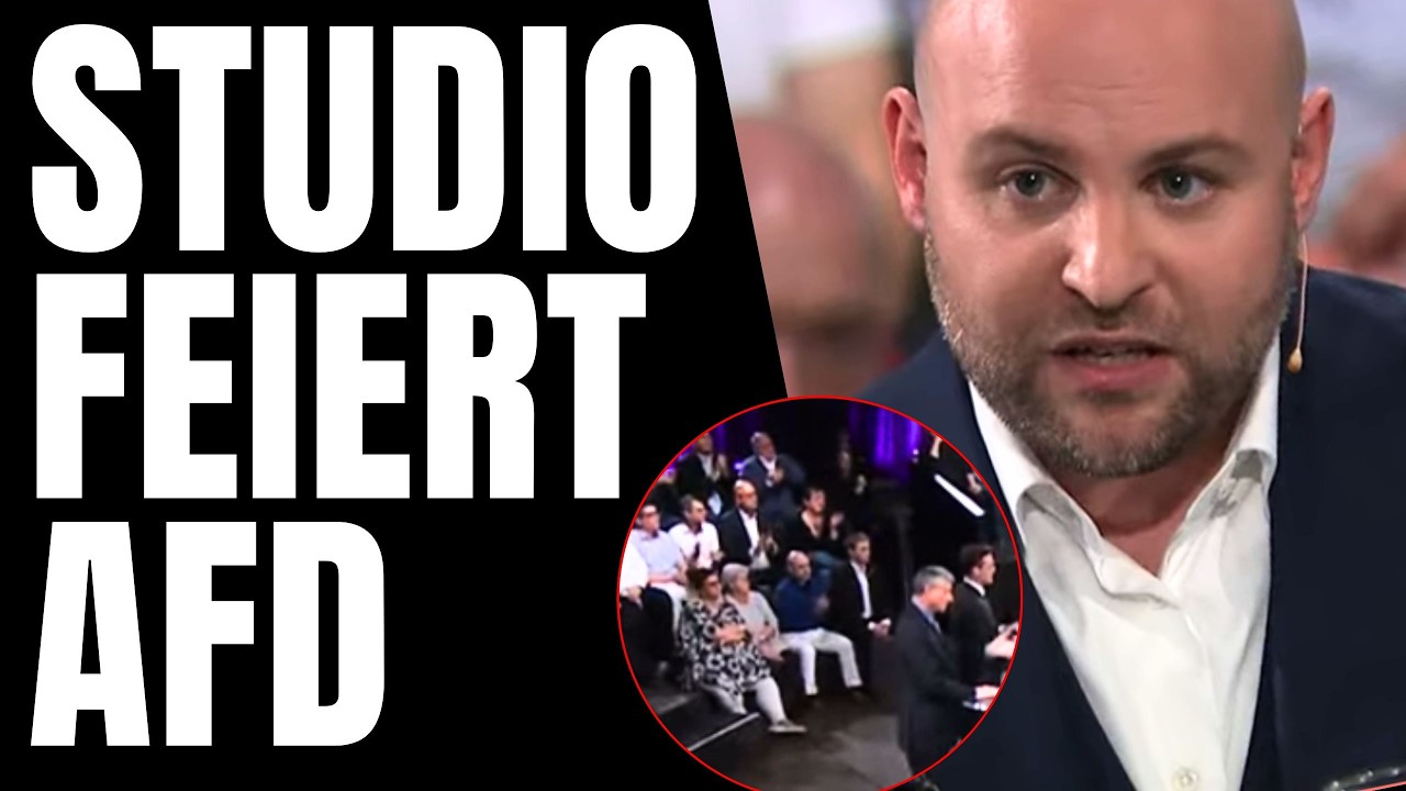 🚨 ABER SENDER WILL APPLAUS NICHT ZEIGEN 😂 ALS STUDIO FÜR AFD KLATSCHT
