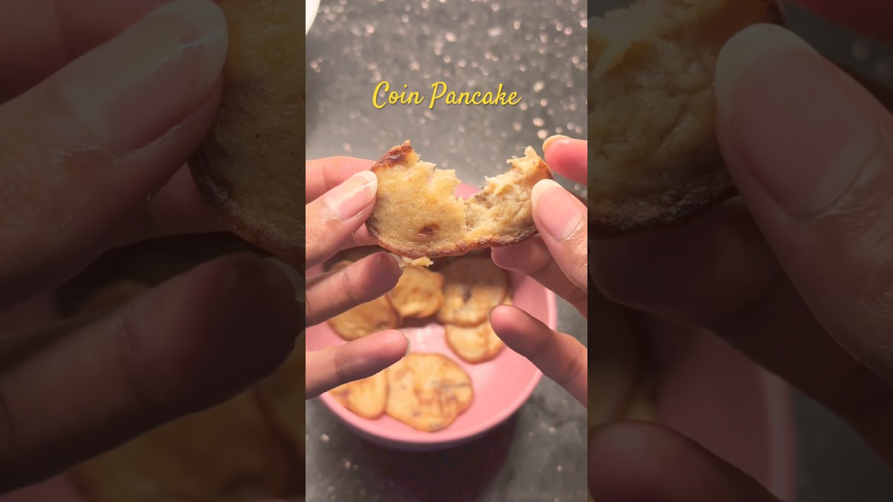 Coin Pancake for little ones 🥞🐣.Check out the caption.