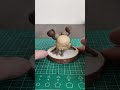 A small crab made from pine cones, a handmade creative ornament that turns waste into treasure