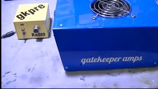 💢 Two 💊 RF Amplifier In Homemade Case With External GK Pre