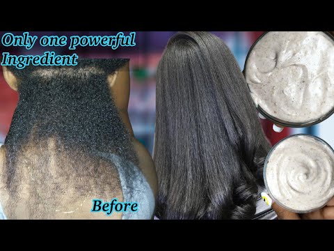 Only one ingredient and your hair will grow like crazy |Chebe powder & fenugreek hair growth butter