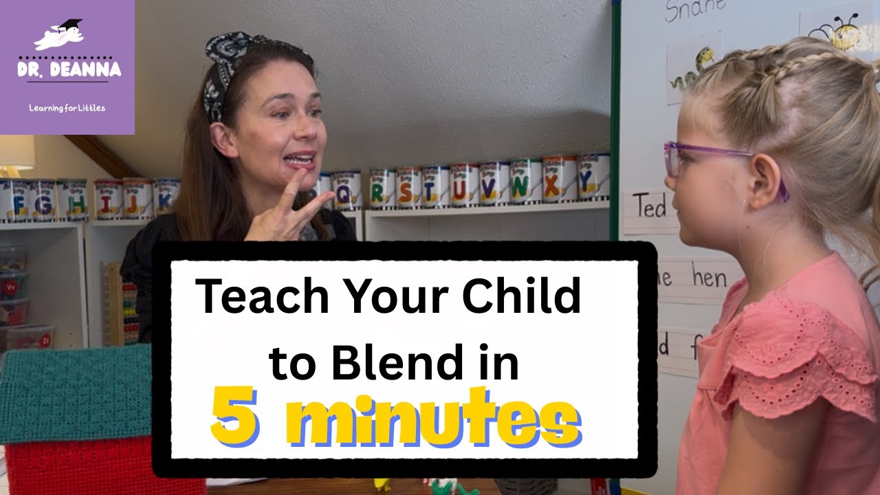 How to Teach Your Child to Read| 5 Minute Reading Lesson with a Real Child
