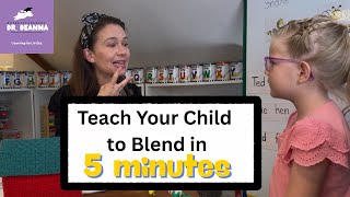 How to Teach Your Child to Read| 5 Minute Reading Lesson with a Real Child