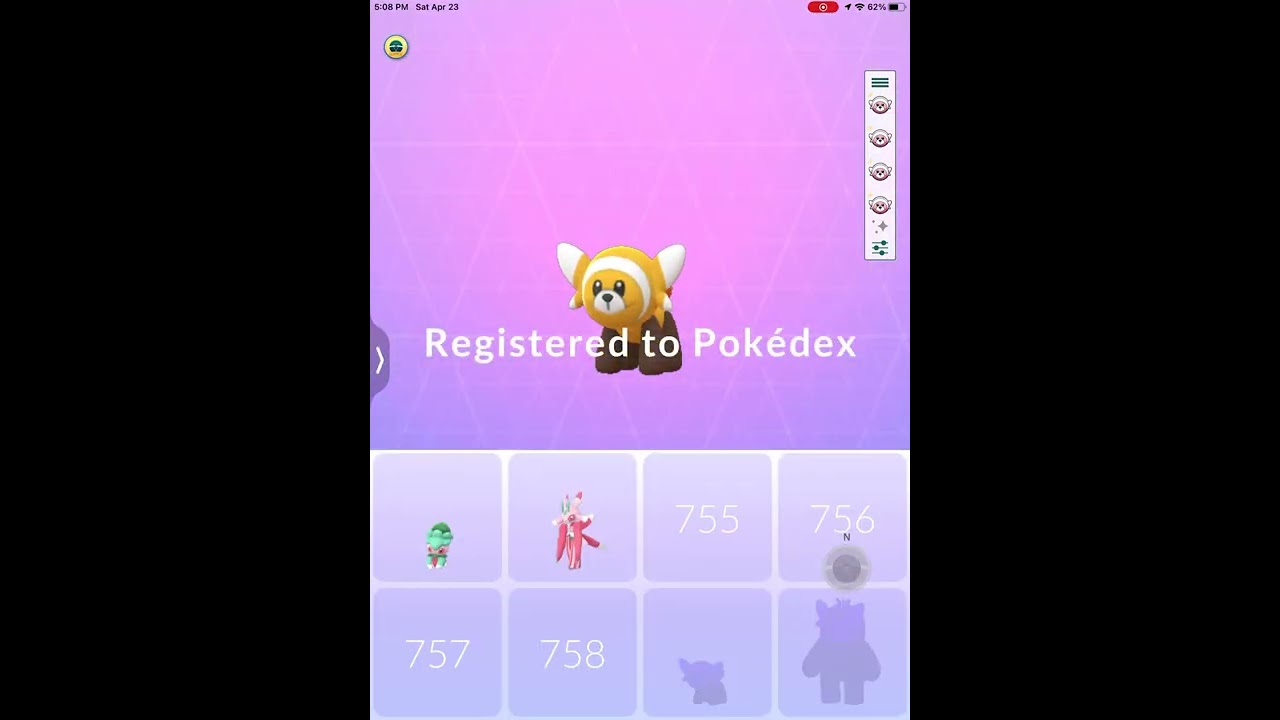 Pokémon go ( I got a shiny ✨ Stufful ) community day