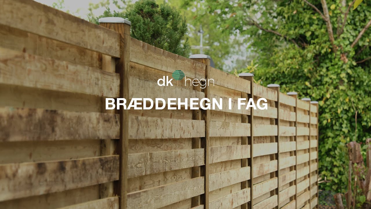 Sådan bygger vi et bræddehegn i fag #bræddehegn #havehegn #dkhegn #opsætning
