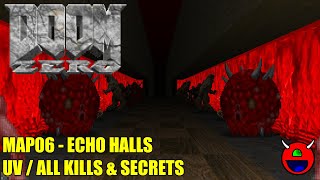 Doom2: Doom Zero - MAP06 Echo Halls - All Secrets