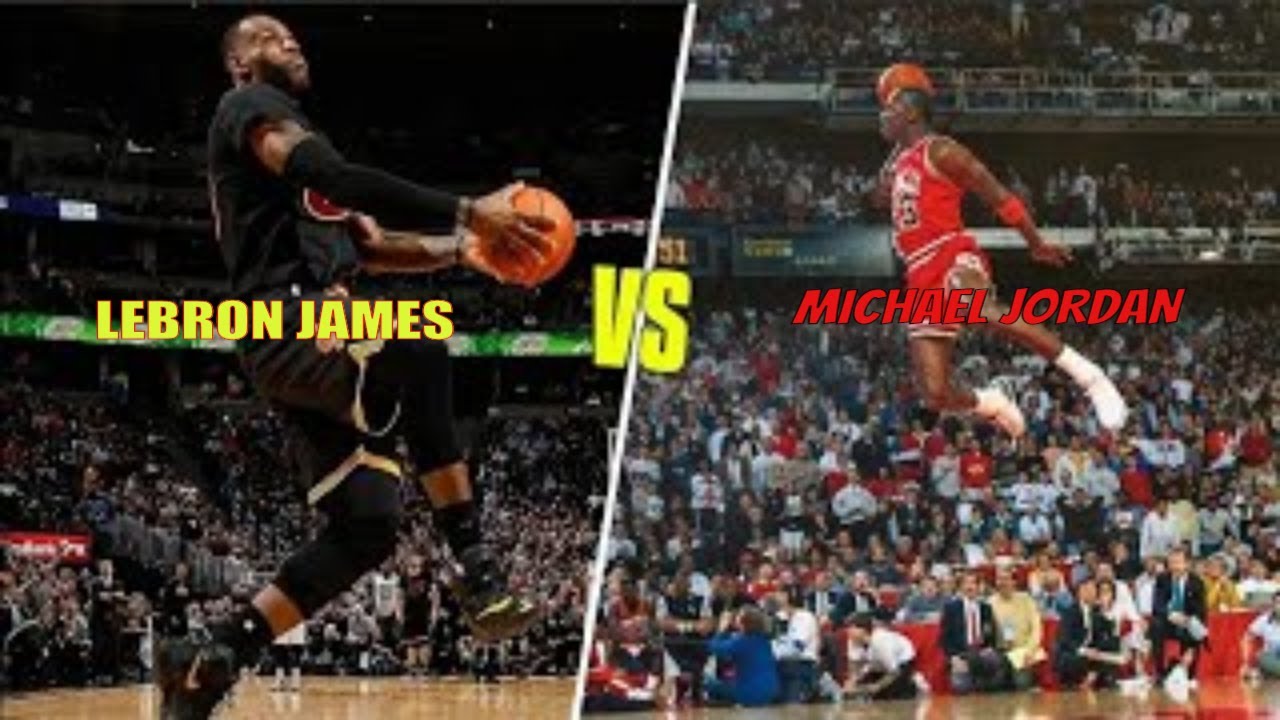 Michael Jordan VS LeBron James TOP 10 DUNKS - YouTube