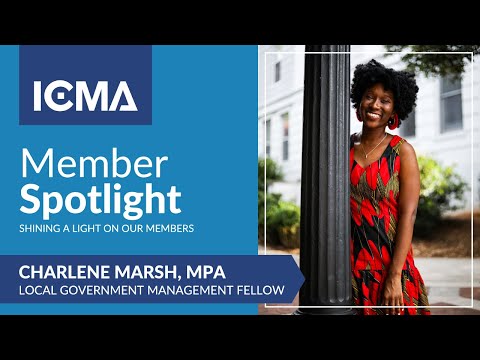 ICMA Member Spotlight: Charlene Marsh