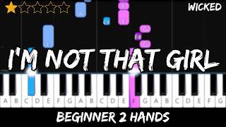 I'm not that girl - Stephen Schwartz
