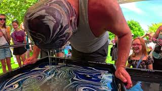 Details Head Marbling Dip by BLVisuals at Return to the River Festival in Grand Rapids Michigan News