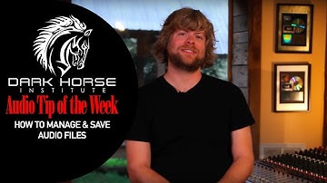 How to Manage and Save Audio Files