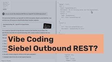 I vibe coded a Siebel Outbound REST Service - and I liked it