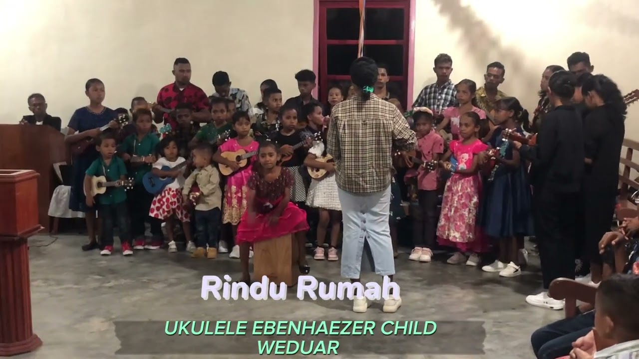Rindu Rumah Voc. Ukulele Ebenhaezer Child Jemaat GPM Weduar #caverlagu #rindurumah #ibadahkuncitaon
